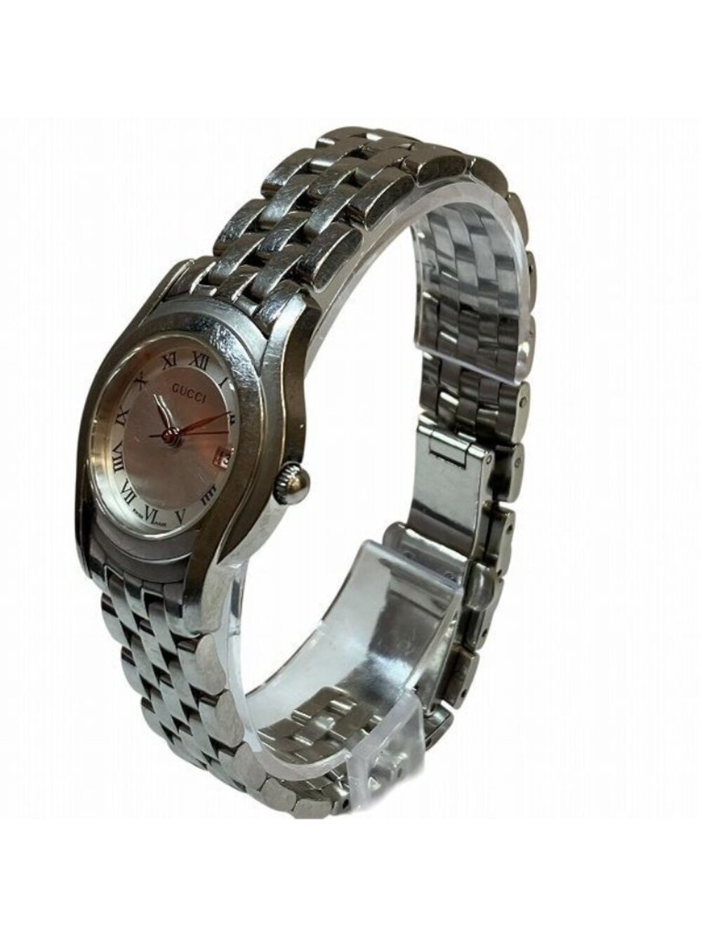 Gucci Quartz Silver Dial Date Roman Watch - Picture 2 of 9